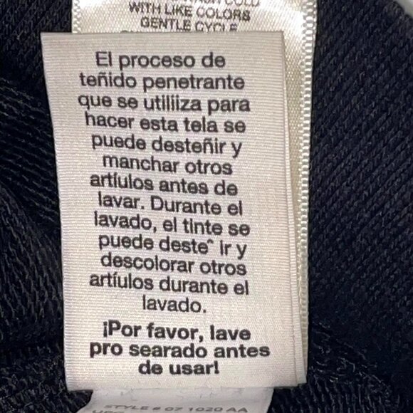 Jordache Vintage Adam Mixed Fabric Black and Blue Denim Hoodie Size L - Picture 12 of 13